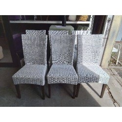 CHAISE BLANCHE OSIER 