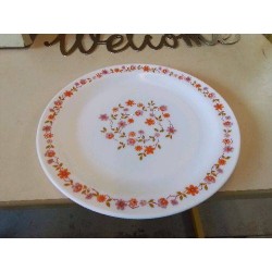 PLAT ARCOPAL MOTIF FLORAL 