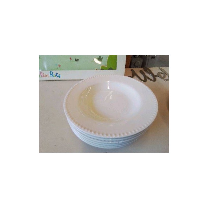 LOT DE 6 ASSIETTES CREUSES 
