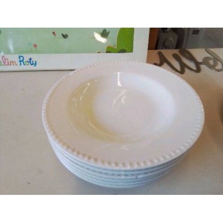 LOT DE 6 ASSIETTES CREUSES 