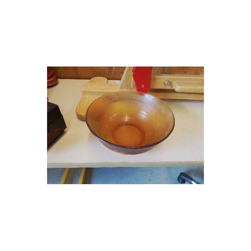 BOL EN VERRE MARRON 