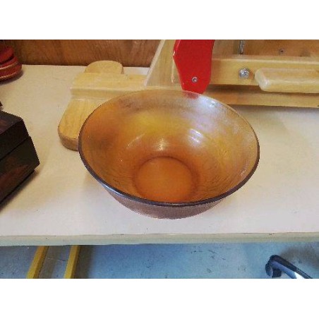 BOL EN VERRE MARRON 