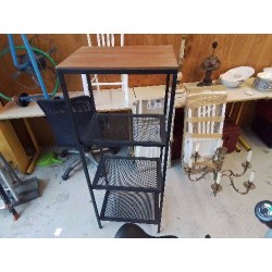 ÉTAGÈRE COLONNE NOIRE IKEA 