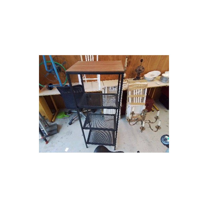 ÉTAGÈRE COLONNE NOIRE IKEA 