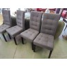 CHAISE TISSU GRISE 