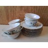 LOT DE 6 TASSES A CAFÉ 