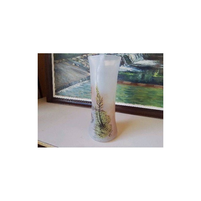 VASE EN VERRE SIGNÉ LEGRAS 
