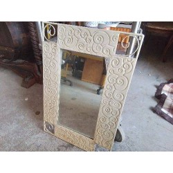 MIROIR PLATEAU METALIQUE 