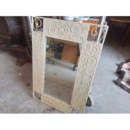 MIROIR PLATEAU METALIQUE 