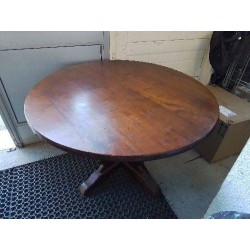 TABLE RONDE PIED CENTRALE 