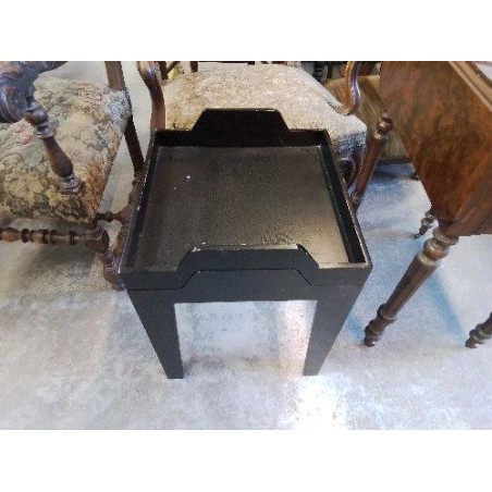 PETIT MEUBLE BOUT DE CANAPÉ NOIRE 