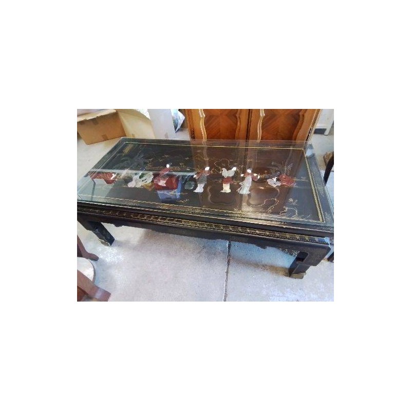 TABLE BASSE DÉCORS ASIATIQUE 