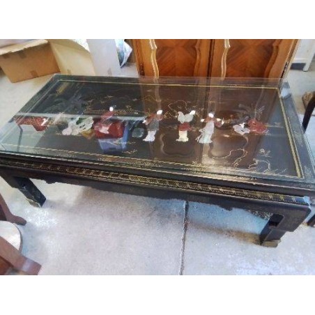 TABLE BASSE DÉCORS ASIATIQUE 