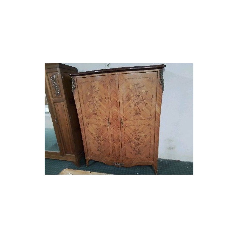 ARMOIRE GALBEE MARQUETÉ 
