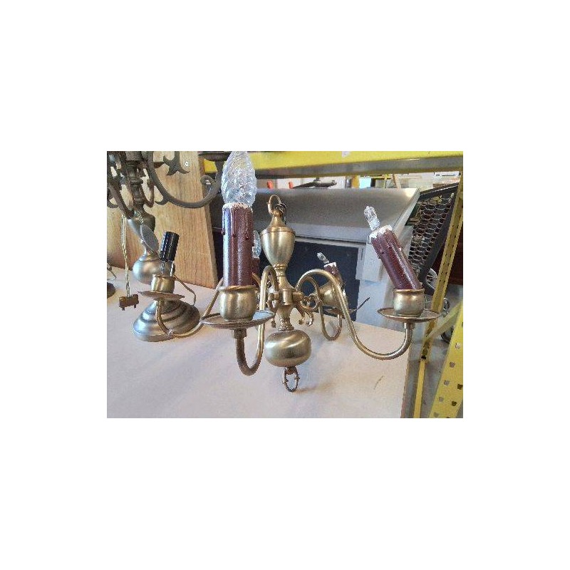 LUSTRE HOLLANDAIS EN LAITON