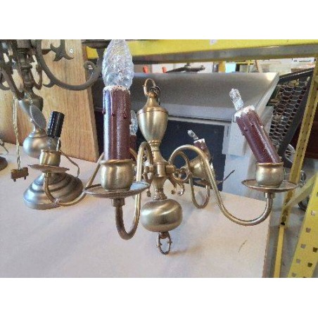 LUSTRE HOLLANDAIS EN LAITON