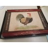 LOT DESSOUS D’ASSIETTES DECORS COQ