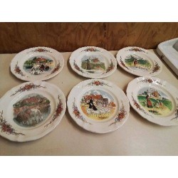 ASSIETTE SCENE CHAMPETRE 