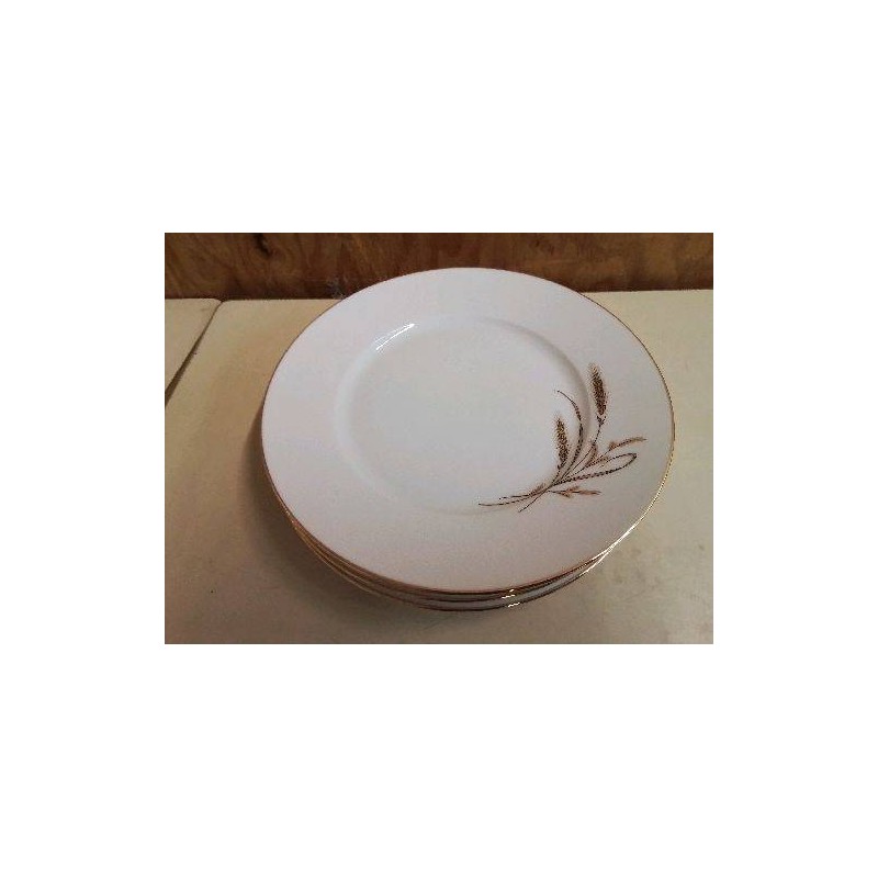 PLAT PORCELAINE DECORS EPIS DE BLE