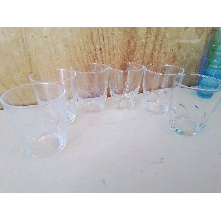 LOT DE 6 VERRES A MOUTARDE 