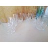 LOT DE 6 GOBELETS EN CRISTAL 