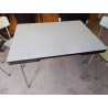TABLE FORMICA BLEUE 