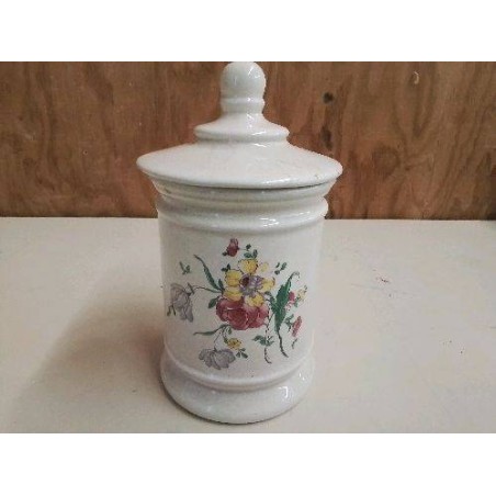 POT EN CERAMIQUE BLANCHE 