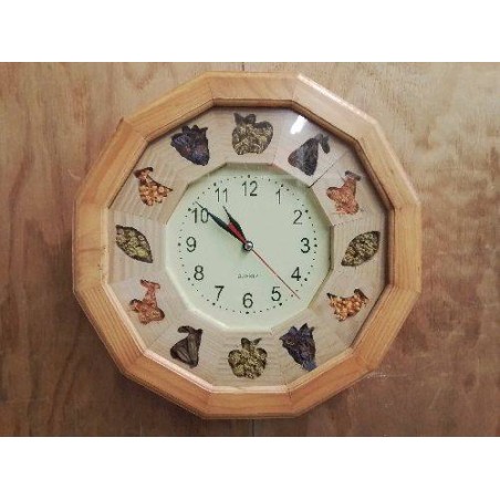 HORLOGE PENDULE MURALE OCTOGONALE 