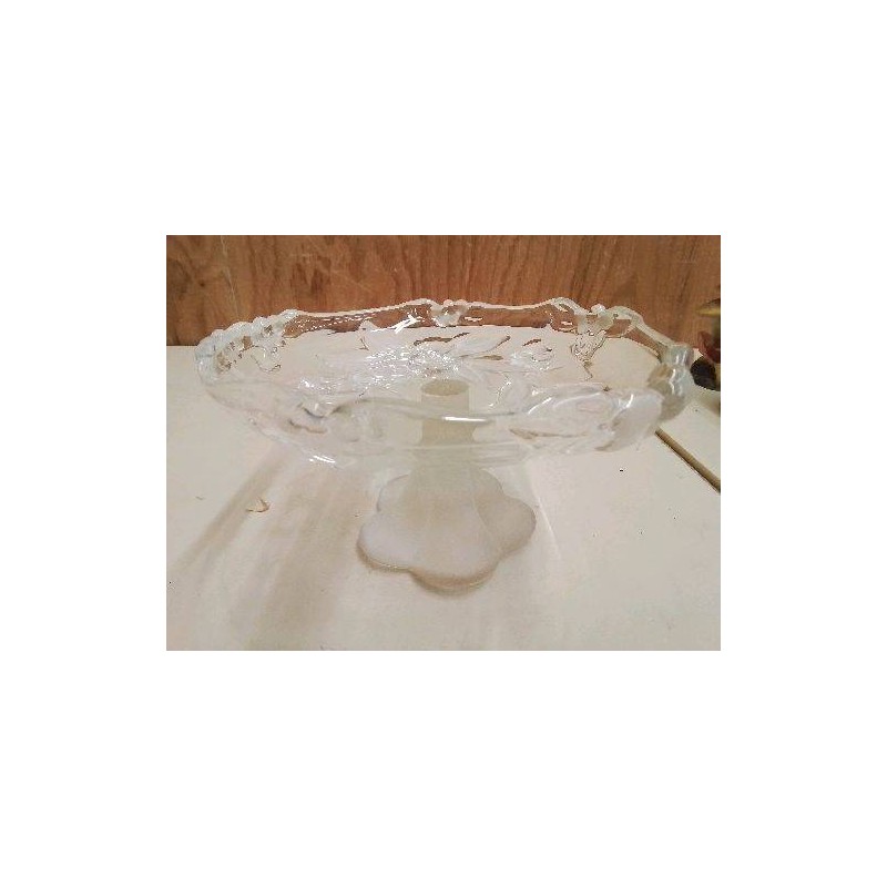 COUPE SUR PIED VINTAGE EN CRISTAL 