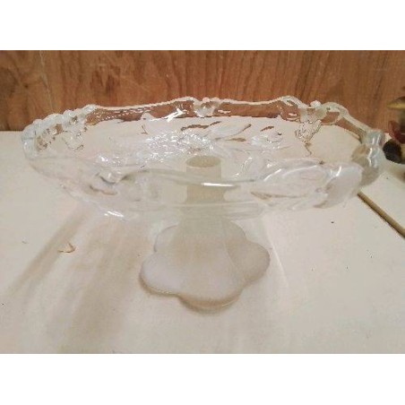 COUPE SUR PIED VINTAGE EN CRISTAL 
