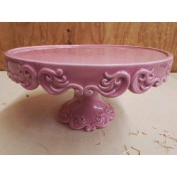 PLAT EN CERAMIQUE ROSE