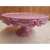 PLAT EN CERAMIQUE ROSE