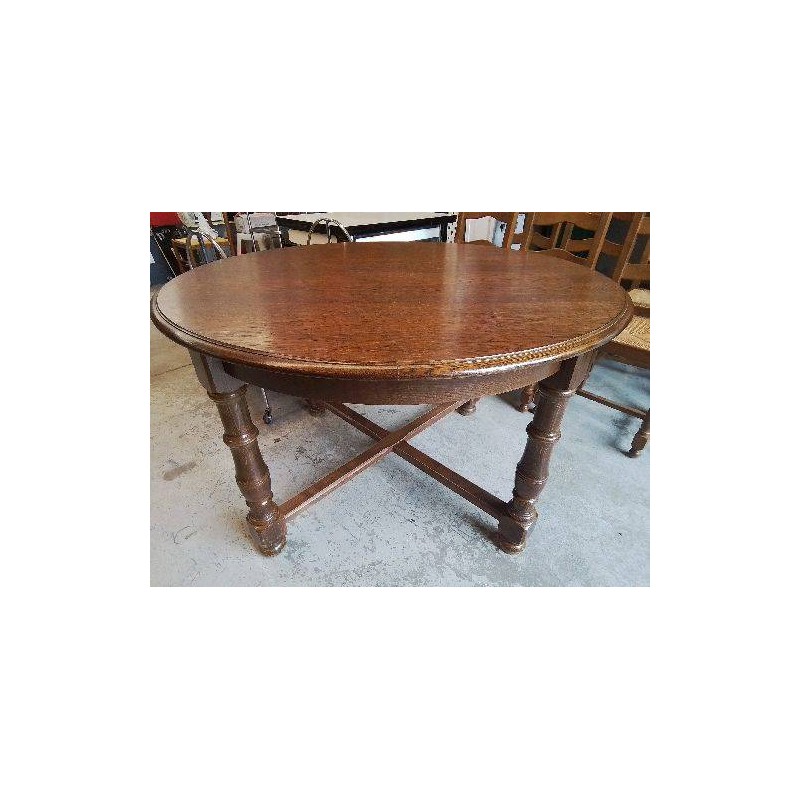 TABLE RONDE A MANGER EN BOIS MASSIF