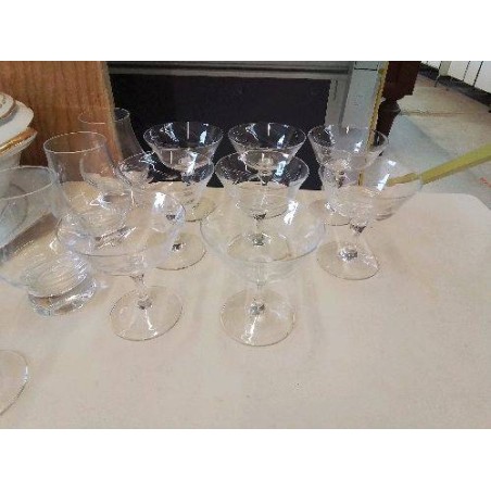 LOT DE 8 VERRE À COCKTAIL 
