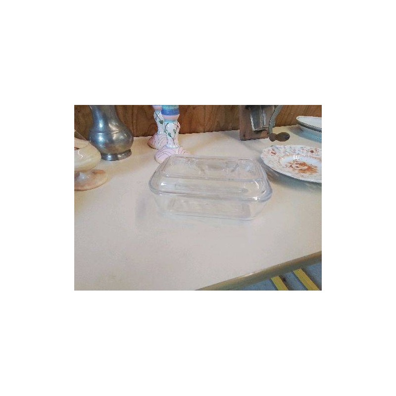 BEURRIER EN VERRE 