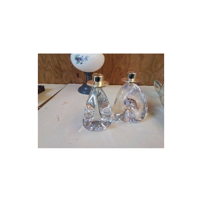 BOUGEOIR EN CRISTAL 