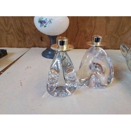 BOUGEOIR EN CRISTAL 