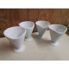 LOT DE 4 COUPES A GLACE