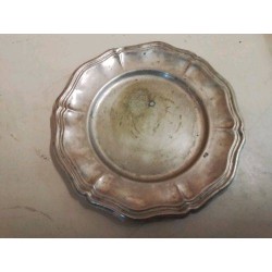 SOUCOUPE EN METAL ARGENTE