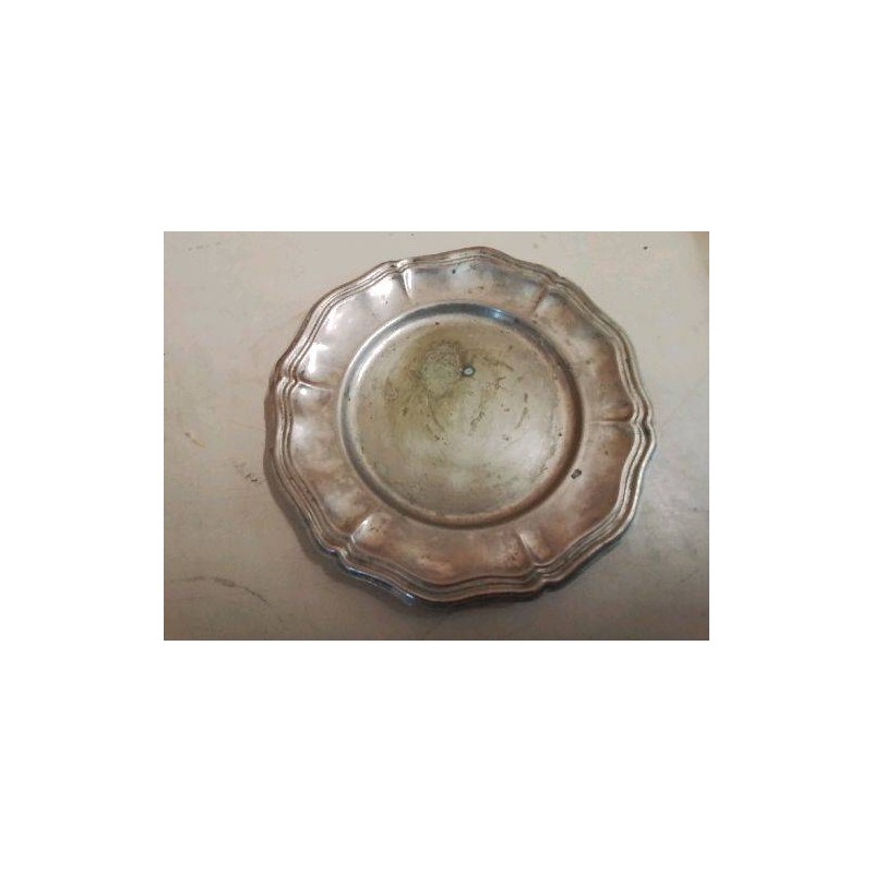 SOUCOUPE EN METAL ARGENTE