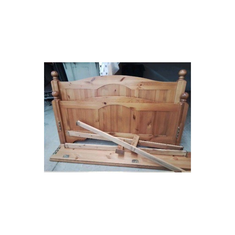 CADRE DE LIT EN PIN 140X190 CM