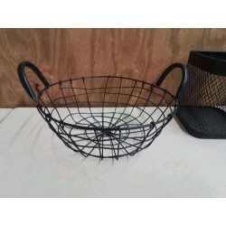 PANIER A FRUIT EN FER NOIR