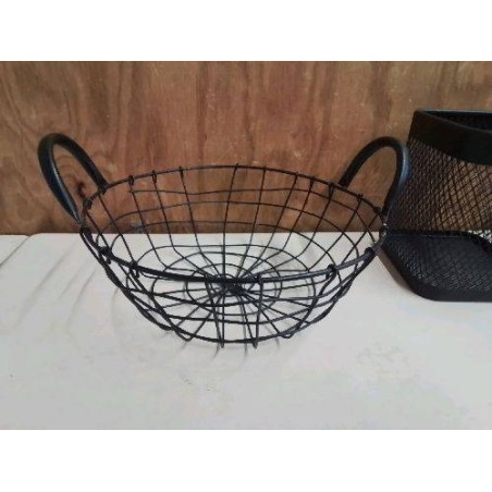 PANIER A FRUIT EN FER NOIR