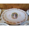 PLAT MOTIF RENOIR BORDURES DORÉ 