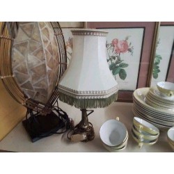LAMPE PIED EN LAITON 