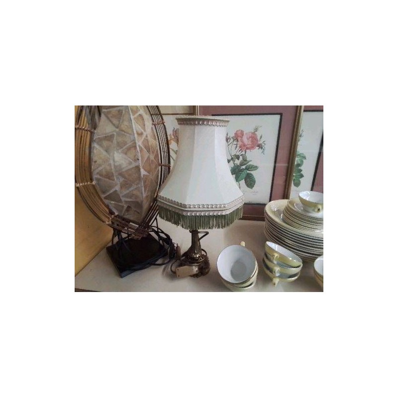LAMPE PIED EN LAITON 