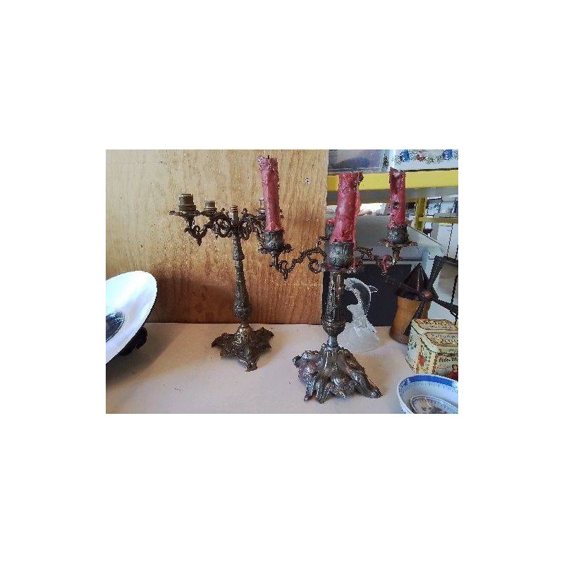 CHANDELIER EN LAITON 