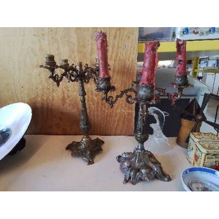 CHANDELIER EN LAITON 