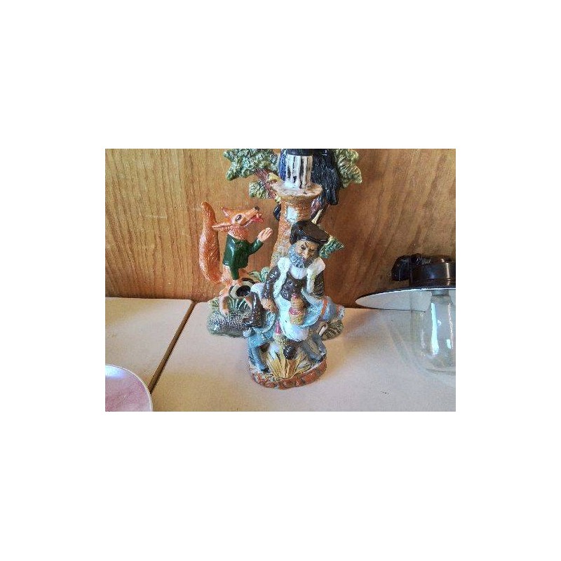BOUTEILLE EN PORCELAINE PAYSAN