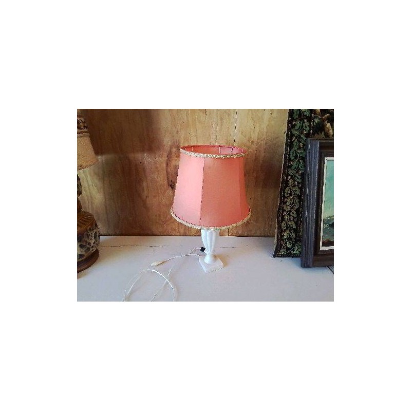 LAMPE PIED EN ALBATRE 
